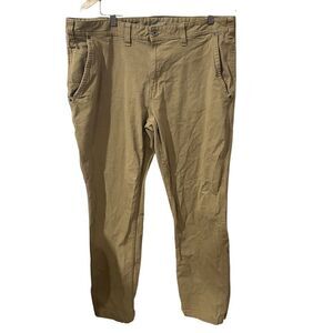 Eddie‎ Bauer Mens Flex Mountain Utility Canvas Pants 40x32 Tan Barn Chores